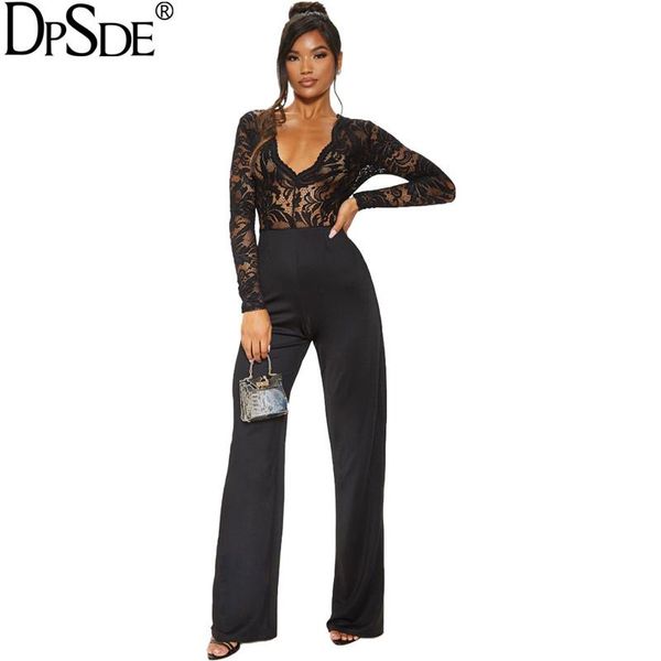women's jumpsuits & rompers dpsde black lace elegant women jumpsuit v neck full sleeve vocation catsuit autumn 2021 collect waist casua, Black;white
women's jumpsuits & rompers dpsde black lace elegant women jumpsuit v neck full sleeve vocation catsuit autumn 2021 collect waist casua, Black;white