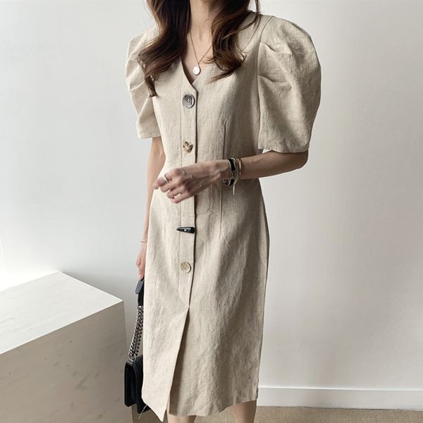 casual dresses hzirip women's high-waisted dress, fashionable slim v-neck, medium-length, for summer, bubble sleeve, casual, line dress, Black;gray
casual dresses hzirip women's high-waisted dress, fashionable slim v-neck, medium-length, for summer, bubble sleeve, casual, line dress, Black;gray