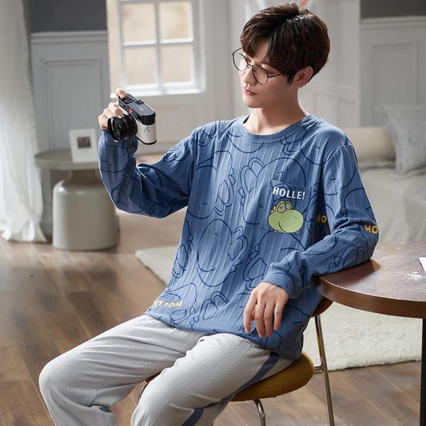 men's sleepwear boy mna solid striped pajama pullover long sleeved trousers cute cartoon comfortable casual oneck pajamas jammies 6535c, Black;brown
men's sleepwear boy mna solid striped pajama pullover long sleeved trousers cute cartoon comfortable casual oneck pajamas jammies 6535c, Black;brown