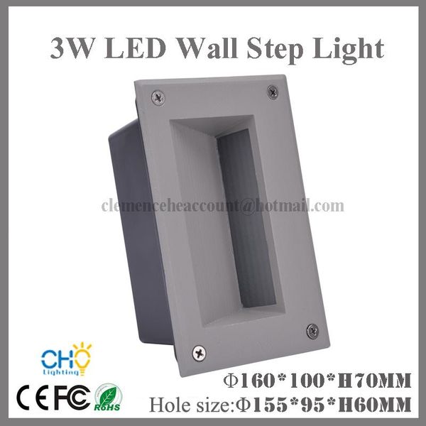 8pcs/lot outdoor 3w led stairs recessed wall light step lamp waterproof ip67 footlight lamps
8pcs/lot outdoor 3w led stairs recessed wall light step lamp waterproof ip67 footlight lamps