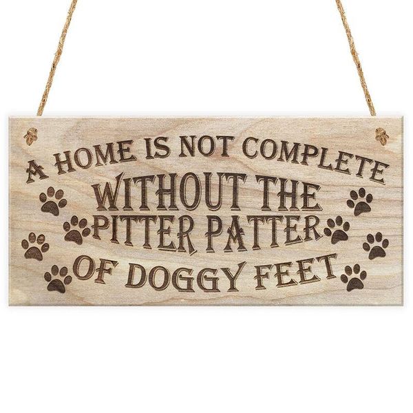 metal painting "a home is not complete without the pitter patter of doggy feet dog" plaque, wood, brown
metal painting "a home is not complete without the pitter patter of doggy feet dog" plaque, wood, brown