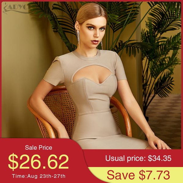 adyce new summer women apricot strapless bodycon bandage dress short sleeve midi club celebrity evening runway party dress, Black;gray
adyce new summer women apricot strapless bodycon bandage dress short sleeve midi club celebrity evening runway party dress, Black;gray