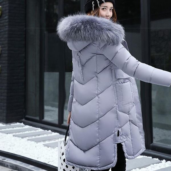 10-8 winter clothes new middle and long large wool collar down cotton jacket loose women's, Black
10-8 winter clothes new middle and long large wool collar down cotton jacket loose women's, Black