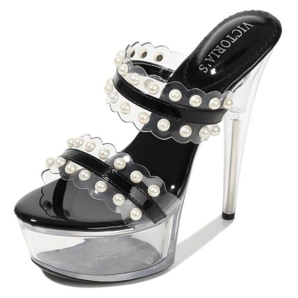 rivet high heels women's sandals european and american catwalk fashion rhinestone large size shoes 35-42 slippers, Black
rivet high heels women's sandals european and american catwalk fashion rhinestone large size shoes 35-42 slippers, Black