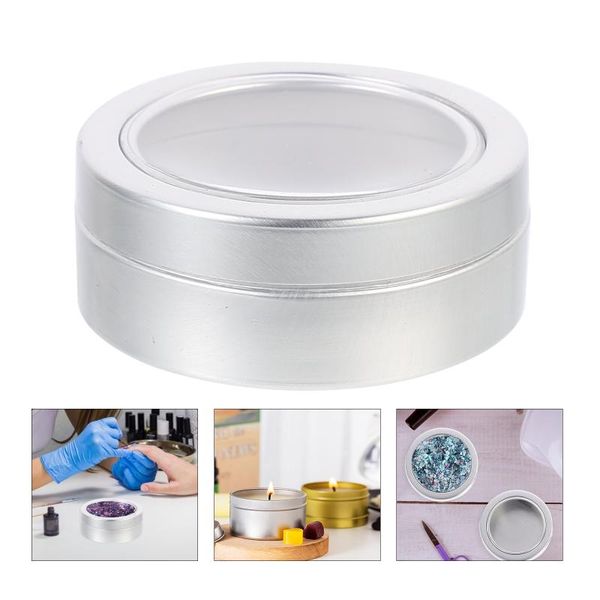 nail art equipment 12pcs empty aluminum jars sequins box candle container beads bottle 25ml, Silver
nail art equipment 12pcs empty aluminum jars sequins box candle container beads bottle 25ml, Silver