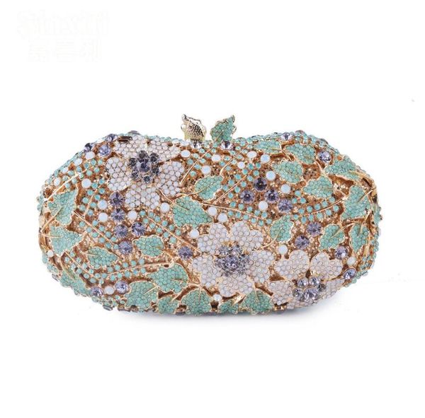 women luxury green diamond banquet handbag lady's full rhinestone evening bags female dinner clutches purse for party
women luxury green diamond banquet handbag lady's full rhinestone evening bags female dinner clutches purse for party