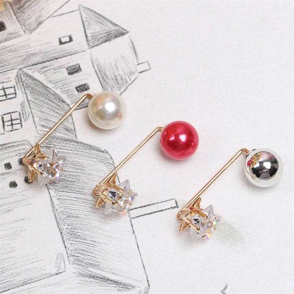 korean fashion pearl one line new simple anti light brooch small pin fixed buckle accessories, Gray
korean fashion pearl one line new simple anti light brooch small pin fixed buckle accessories, Gray