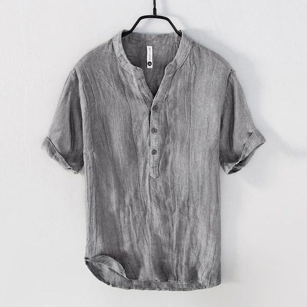 men's casual shirts chinese style v-neck linen men brand fashion pullover half sleeve loose thin pure clothing luxury fabric, White;black
men's casual shirts chinese style v-neck linen men brand fashion pullover half sleeve loose thin pure clothing luxury fabric, White;black