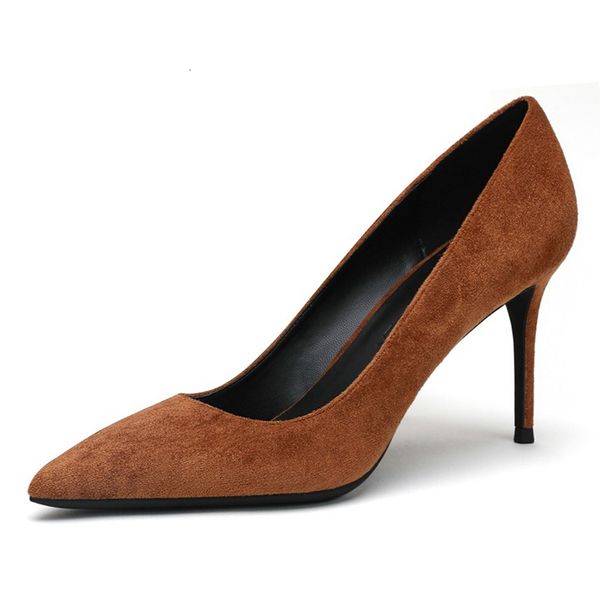 sandals genuine suede leather women high heels pumps wedding party concise summer est pointed toe shoes woman n0031 ghci, Black
sandals genuine suede leather women high heels pumps wedding party concise summer est pointed toe shoes woman n0031 ghci, Black