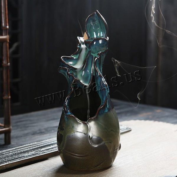 fragrance lamps ceramic glaze vase shape backflow incense burner smoke waterfall holder censer cones creative home decor
fragrance lamps ceramic glaze vase shape backflow incense burner smoke waterfall holder censer cones creative home decor