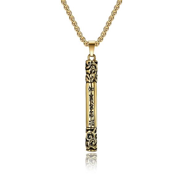 pendant necklaces box chain around neck accessories titanium stainless steel necklace for men wishful monkey king letters gold-color jewelry, Silver
pendant necklaces box chain around neck accessories titanium stainless steel necklace for men wishful monkey king letters gold-color jewelry, Silver