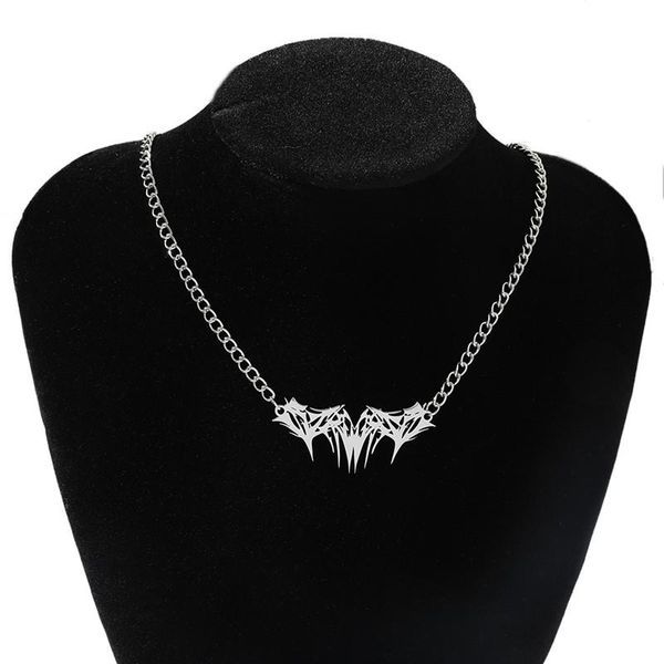 chains hip hop rock silver color metal minimalist thorns pendant necklace for women fashion neck jewelry punk choker
chains hip hop rock silver color metal minimalist thorns pendant necklace for women fashion neck jewelry punk choker