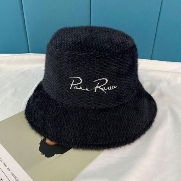 wide brim hats winter letter embroidery print fur plush bucket hat for women outdoor warm sun soft velvet fisherman cap lady fashion panama, Blue;gray
wide brim hats winter letter embroidery print fur plush bucket hat for women outdoor warm sun soft velvet fisherman cap lady fashion panama, Blue;gray