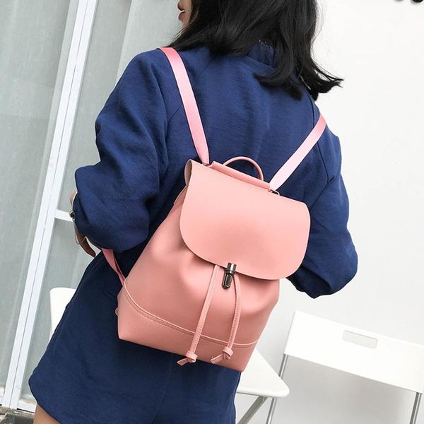 outdoor bags fashion women backpack 2021 vintage pure color leather school bag satchel shoulder bolsa #jsw
outdoor bags fashion women backpack 2021 vintage pure color leather school bag satchel shoulder bolsa #jsw