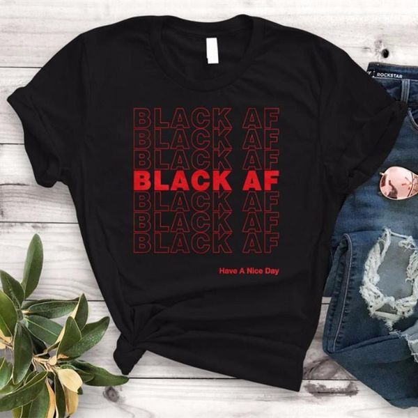 black af have a womens nice day red casual funny yong girl, White