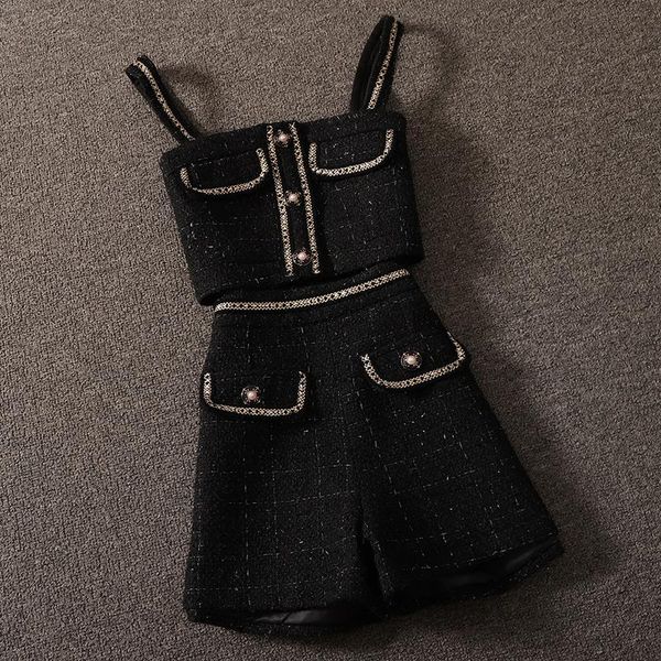 skirts tweed 3 piece set 2021 fashion spring fall women shirt + single-breasted plaid vest shorts outfits pants suits, Black
skirts tweed 3 piece set 2021 fashion spring fall women shirt + single-breasted plaid vest shorts outfits pants suits, Black