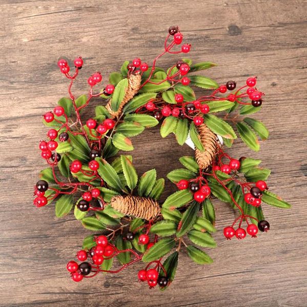 beautiful christmas red fruit vine circle pine cone wreath wedding handmade decoration door pendants decorative flowers & wreaths
beautiful christmas red fruit vine circle pine cone wreath wedding handmade decoration door pendants decorative flowers & wreaths