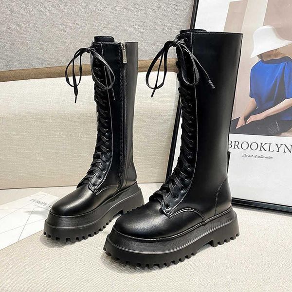boots high women's net red leather knee length autumn and winter 2021 british style thick bottom, Black
boots high women's net red leather knee length autumn and winter 2021 british style thick bottom, Black