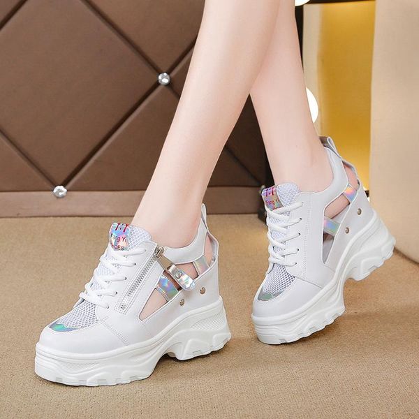sandals 2021 summer women 9cm wedges hollow out sneakers ladies breathable mesh platform casual shoes woman white, Black
sandals 2021 summer women 9cm wedges hollow out sneakers ladies breathable mesh platform casual shoes woman white, Black