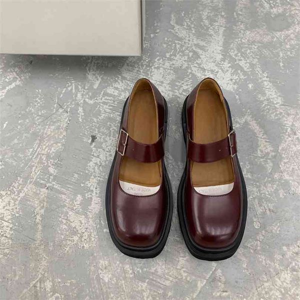 2021 red high mani edition mn cowhide buckle round head thick soled mary jane shoes big head baby shoes single shoes female yw 40y5, Black
2021 red high mani edition mn cowhide buckle round head thick soled mary jane shoes big head baby shoes single shoes female yw 40y5, Black