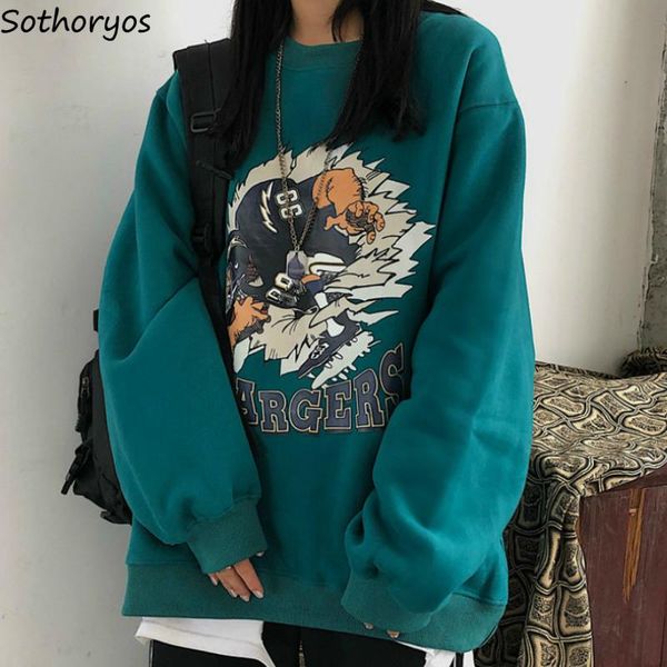women's hoodies & sweatshirts women harajuku plus velvet thicker loose korean style womens printed fashion kpop ins retro o-neck casual, Black
women's hoodies & sweatshirts women harajuku plus velvet thicker loose korean style womens printed fashion kpop ins retro o-neck casual, Black