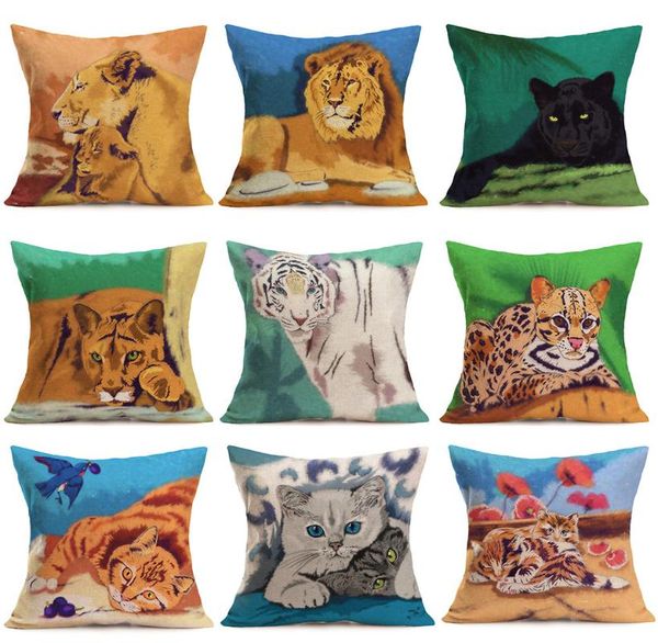 cushion cover super cute tiger leopard painting sofa bed home decoration orthopedic seat cojines decorativos para sof cushion/decorative pil
cushion cover super cute tiger leopard painting sofa bed home decoration orthopedic seat cojines decorativos para sof cushion/decorative pil