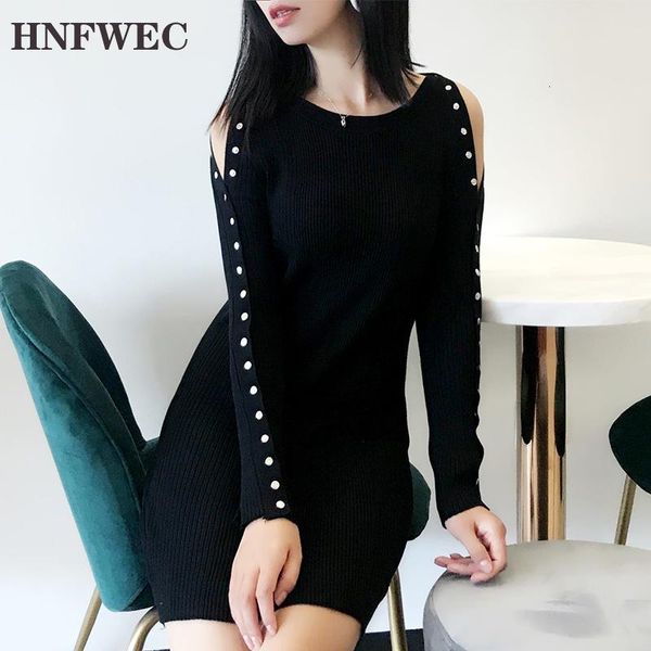 casual dresses fashion women knit dress solid color wild ladies off shoulder long sleeve clothing 2021 y648, Black;gray
casual dresses fashion women knit dress solid color wild ladies off shoulder long sleeve clothing 2021 y648, Black;gray