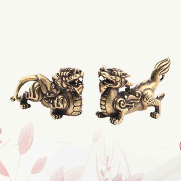 decorative objects & figurines 2pcs brass pi xiu kylin decorations blessing deskadornment delicate crafts decor creative household orna
decorative objects & figurines 2pcs brass pi xiu kylin decorations blessing deskadornment delicate crafts decor creative household orna