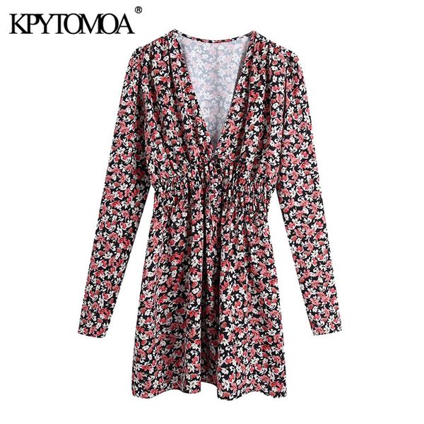 women chic fashion floral print pleated mini dress vintage long sleeve elastic waist female dresses vestidos mujer 210416, Black;gray
women chic fashion floral print pleated mini dress vintage long sleeve elastic waist female dresses vestidos mujer 210416, Black;gray