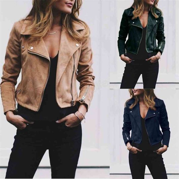 women retro jacket lapel suit collar slant zipper coat outwear autumn spring basic short biker jackets plus size ljja2829, Black;brown
women retro jacket lapel suit collar slant zipper coat outwear autumn spring basic short biker jackets plus size ljja2829, Black;brown