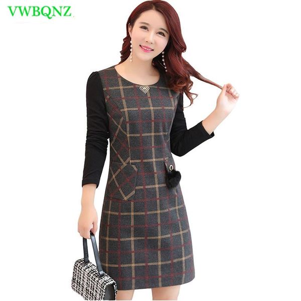 casual dresses lattice woolen dress women spring autumn slim plus size elegant long sleeve wild package hip base 4xl a46, Black;gray
casual dresses lattice woolen dress women spring autumn slim plus size elegant long sleeve wild package hip base 4xl a46, Black;gray