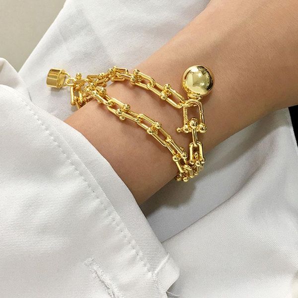 tennis korea jewelry for women lock ball double layer lengthened stainless steel dual purpose upper arm 38cm gift, Golden;silver
tennis korea jewelry for women lock ball double layer lengthened stainless steel dual purpose upper arm 38cm gift, Golden;silver