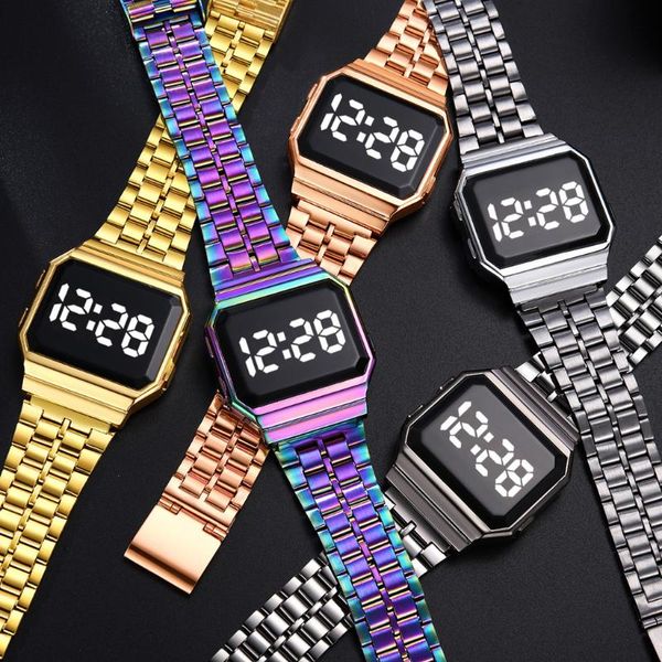 wristwatches luxury women alloy led watch fashion ladies rose gold electronic display wristwatch casual couple digital watches reloj muje, Slivery;brown
wristwatches luxury women alloy led watch fashion ladies rose gold electronic display wristwatch casual couple digital watches reloj muje, Slivery;brown
