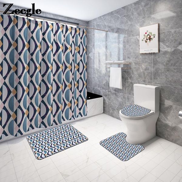 geometric print bath mat waterproof shower curtain set non-slip toilet floor rug bathroom carpet memory foam u-shaped mats
geometric print bath mat waterproof shower curtain set non-slip toilet floor rug bathroom carpet memory foam u-shaped mats