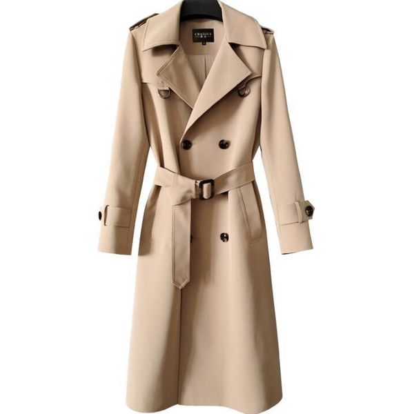 men's trench coats couple mens loose man double breasted long coat men clothes spring autumn slim overcoat sleeve black khaki, Tan;black
men's trench coats couple mens loose man double breasted long coat men clothes spring autumn slim overcoat sleeve black khaki, Tan;black