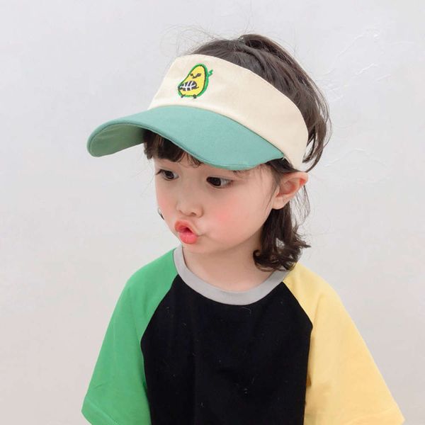 children's hat summer headless cotton cap star same fruit strawberry pineapple men and women, Yellow
children's hat summer headless cotton cap star same fruit strawberry pineapple men and women, Yellow