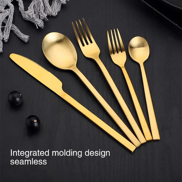 5pc/set gold cutlery sets mastainless steel tableware set knife fork coffee spoon flatware dishwasher safe dinnerware
5pc/set gold cutlery sets mastainless steel tableware set knife fork coffee spoon flatware dishwasher safe dinnerware