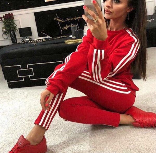 fashion womens tracksuits long sleeve sports suit daily hoodies and pants lady striped print autumn winter jumpsuit 2 pieces outfits sport s, Gray
fashion womens tracksuits long sleeve sports suit daily hoodies and pants lady striped print autumn winter jumpsuit 2 pieces outfits sport s, Gray