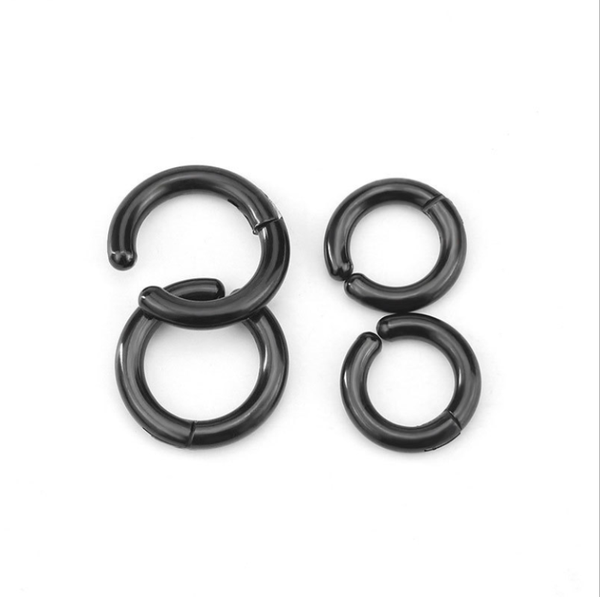 hoop & huggie trendy minimalist men earrings black smooth round clip non-pierced ear fashion jewelry wholesale, Golden;silver
hoop & huggie trendy minimalist men earrings black smooth round clip non-pierced ear fashion jewelry wholesale, Golden;silver