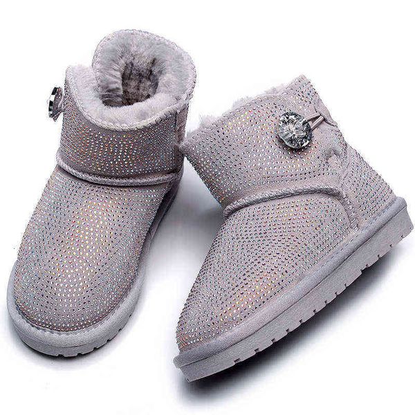children's snow boots women's 3352 genuine leather rhintone cotton sho warm and non slip in winter children's for, Black
children's snow boots women's 3352 genuine leather rhintone cotton sho warm and non slip in winter children's for, Black