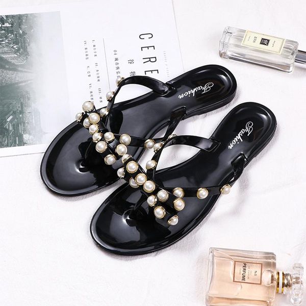 slippers 2021 style bow knot pearl flip-flop women summer non-slip rivet crystal sandals and, Black
slippers 2021 style bow knot pearl flip-flop women summer non-slip rivet crystal sandals and, Black