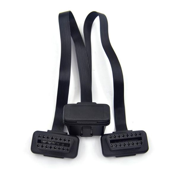 diagnostic tools 1pcs flat+thin as noodle obdii obd 2 obd2 16 pin elm327 male to dual female y splitter elbow extension connector cable
diagnostic tools 1pcs flat+thin as noodle obdii obd 2 obd2 16 pin elm327 male to dual female y splitter elbow extension connector cable