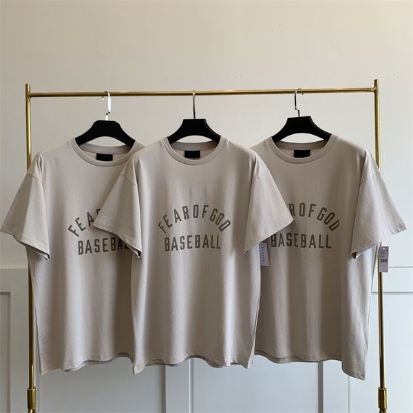 Feel of God fog Season 7 main line baseball letter high street trend loose hip hop short sleeve T-shirt, Cement
Feel of God fog Season 7 main line baseball letter high street trend loose hip hop short sleeve T-shirt, Cement