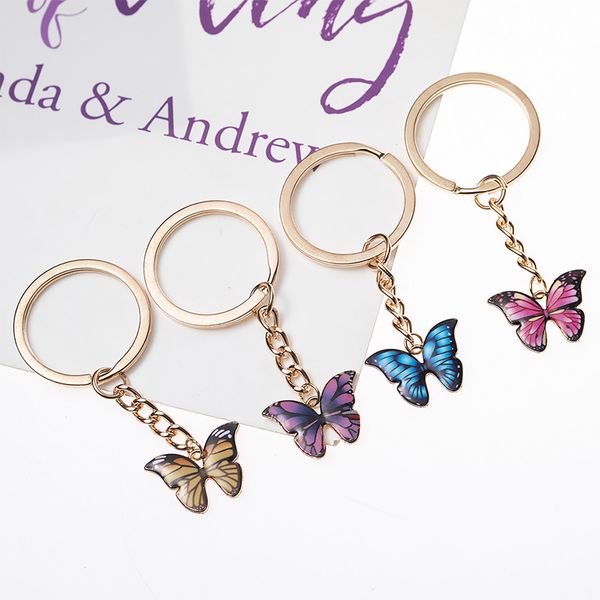 colorful butterfly key chain ring holder charm fashion simple insect keychain bag pendant jewelry, Slivery;golden
colorful butterfly key chain ring holder charm fashion simple insect keychain bag pendant jewelry, Slivery;golden