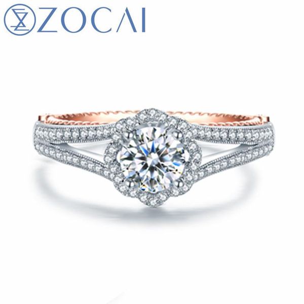 cluster rings zocai bridal bouquet wedding diamond ring 18k gold(au750) natural certificated 0.72ct d-e/vvs eneagement gift, Golden;silver
cluster rings zocai bridal bouquet wedding diamond ring 18k gold(au750) natural certificated 0.72ct d-e/vvs eneagement gift, Golden;silver