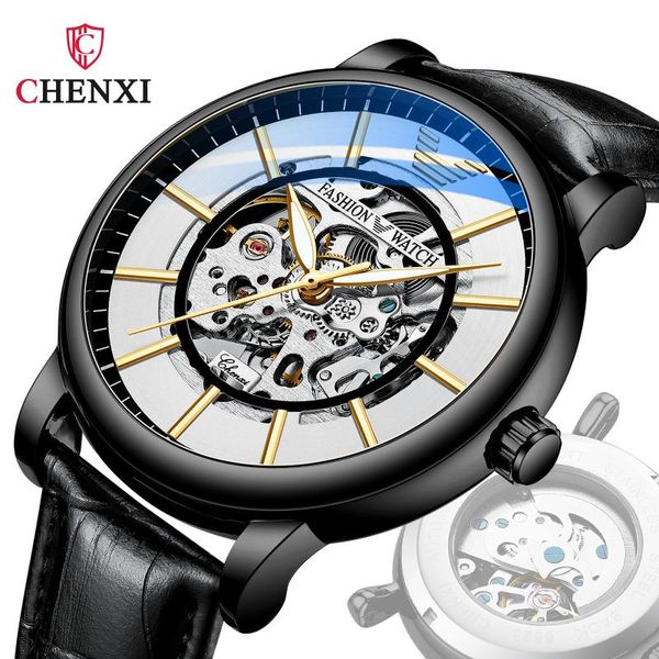 wristwatches 2021 chenxi 8823 men watches automatic mechanical tourbillon movement clock waterproof sports luminous wristwatch male, Slivery;brown
wristwatches 2021 chenxi 8823 men watches automatic mechanical tourbillon movement clock waterproof sports luminous wristwatch male, Slivery;brown