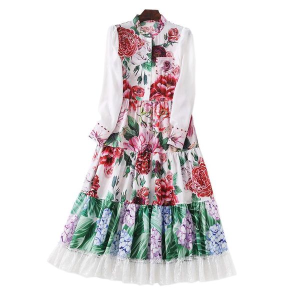 casual dresses runway summer women's elegant party holiday exquisite diamonds long sleeve gorgeous appealing print folds midi dress, Black;gray
casual dresses runway summer women's elegant party holiday exquisite diamonds long sleeve gorgeous appealing print folds midi dress, Black;gray