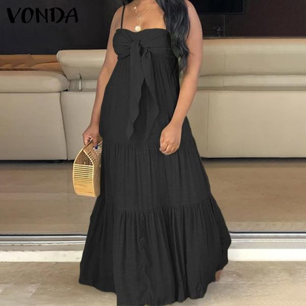 casual dresses summer dress vonda women sleeveless solid pleated beach sundress bohemian vestidos plus size yellow kaftan robe, Black;gray
casual dresses summer dress vonda women sleeveless solid pleated beach sundress bohemian vestidos plus size yellow kaftan robe, Black;gray