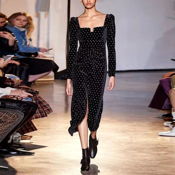 casual dresses jsxdhk 2021 luxury winter party dress runway women diamonds velvet square collar elegant long sleeve bodycon midi, Black;gray
casual dresses jsxdhk 2021 luxury winter party dress runway women diamonds velvet square collar elegant long sleeve bodycon midi, Black;gray