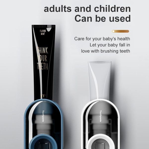 multifunctional rack, automatic wall-mounted non-perforated toothbrush box, push-type toothpaste squeezer 
multifunctional rack, automatic wall-mounted non-perforated toothbrush box, push-type toothpaste squeezer